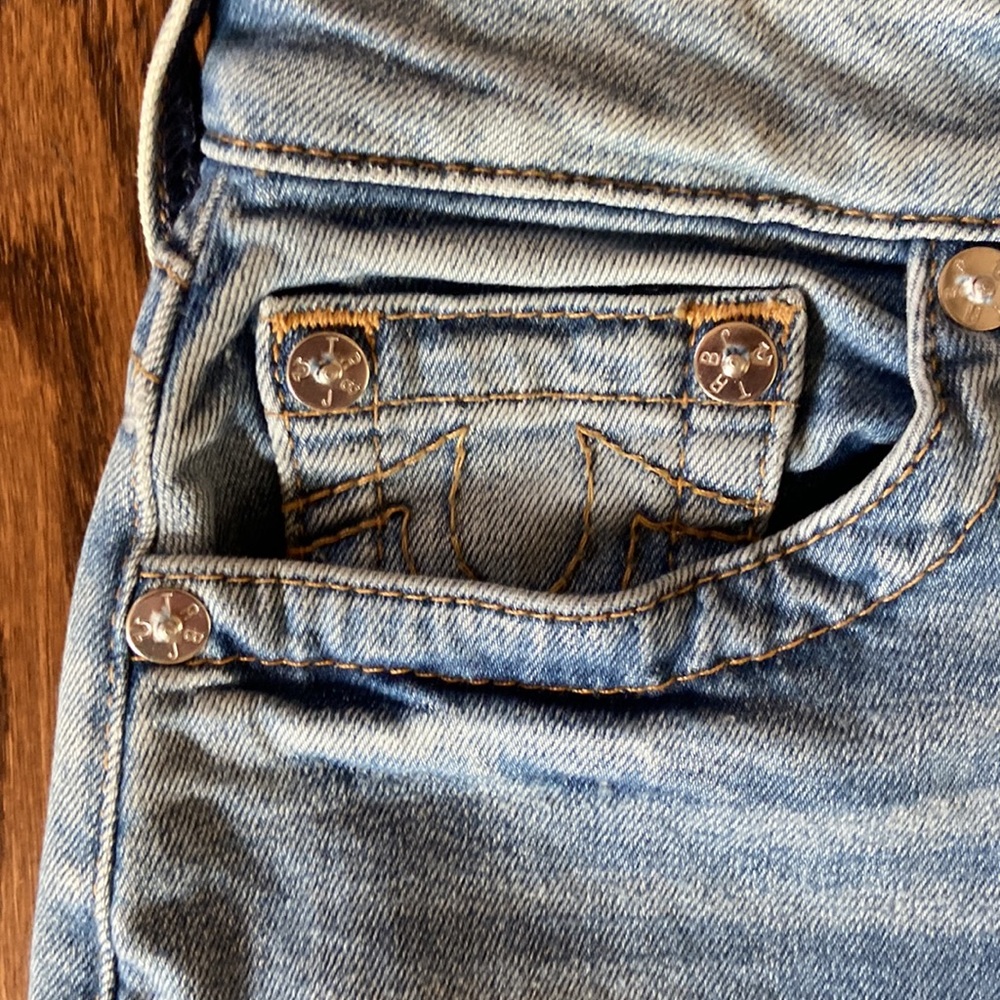 True Religion Womens Jennie Curvy Mid Rise Skinny Jean Size 28/6 nice condition - Picture 8 of 17